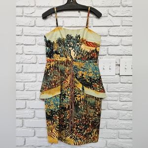 Tracy Reese silk peplum dress NWOT sz 12